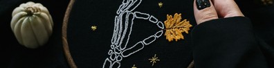 An Embroidered Ensemble - Free LinkedIn Background Photo