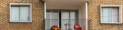 Apartment With Balcony And Windows - Free LinkedIn Background Photo