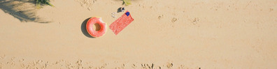 Beach Set - Free LinkedIn Background Photo