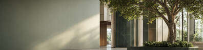 Biophilic Atrium - Free LinkedIn Background Photo