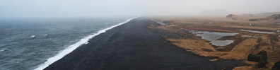Black Coastline - Free LinkedIn Background Photo