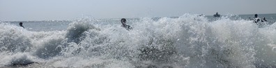 Catching Some Waves - Free LinkedIn Background Photo