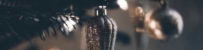 Christmas Tree Decorations - Free LinkedIn Background Photo