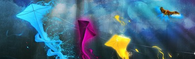 Colorful Kites - Free LinkedIn Background Photo