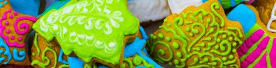 Cookies In Christmas Tree Shape - Free LinkedIn Background Photo