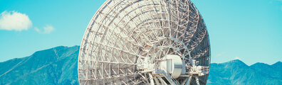 Cosmic Array Dish - Free LinkedIn Background Photo