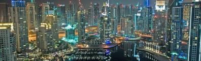 Dubai Marina - Free LinkedIn Background Photo
