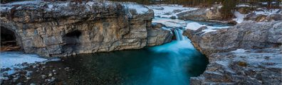 Elbow Falls - Free LinkedIn Background Photo