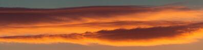 Fiery Wave In The Sky - Free LinkedIn Background Photo