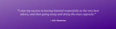 G.K. Chesterton - Free LinkedIn Background Photo