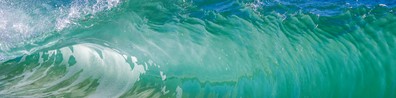 Green Water Ocean Wave - Free LinkedIn Background Photo