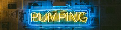 Hanging Neon Sign - Free LinkedIn Background Photo