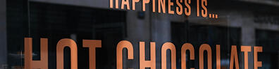 Happiness Is Hot Chocolate - Free LinkedIn Background Photo