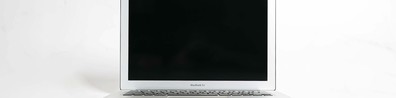Laptop In White Background - Free LinkedIn Background Photo