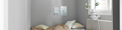 Minimalist Bedroom With White Paint - Free LinkedIn Background Photo