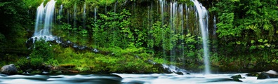 Mossbrae Falls - Free LinkedIn Background Photo