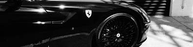 My Black Ferrari - Free LinkedIn Background Photo