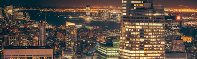 NYC Night - Free LinkedIn Background Photo