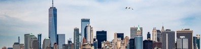 New York High Rise Buildings - Free LinkedIn Background Photo