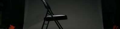 Plain Black Wooden Chair - Free LinkedIn Background Photo