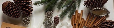 Preparation of Christmas Decorations - Free LinkedIn Background Photo