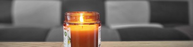 Relaxing Scented Candles - Free LinkedIn Background Photo