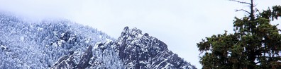 Rocky Mountain With Snow - Free LinkedIn Background Photo