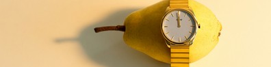 Smart Watch With Yellow Straps And Blurred Background - Free LinkedIn Background Photo
