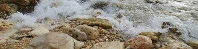 Stones By The Shore - Free LinkedIn Background Photo