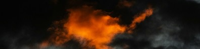 White And Orange Smoke In Black Backround - Free LinkedIn Background Photo