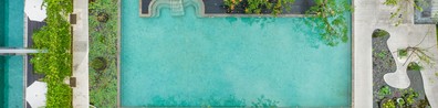Who Owns That Green Pool - Free LinkedIn Background Photo