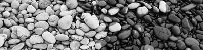 black and white rocky shoreline - Free LinkedIn Background Photo