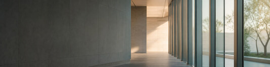 Glass Corridor - Free LinkedIn Background Photo