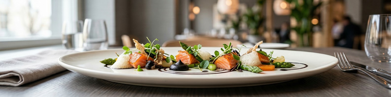 Delicious Meal Served On White Plate